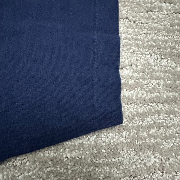 VTG Shirt Mens XXL Blue Dolphin's Moon Single Stitch USA Fruit of the Loom 90s - Picture 6 of 10